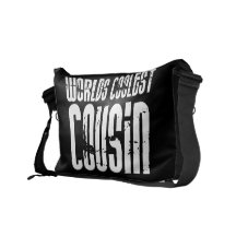 Cousins Birthday Parties : Worlds Coolest Cousin Messenger Bags