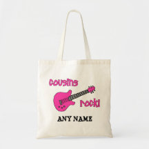 Cousins Rock! with Pink Guitar Bag
