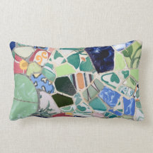 Coussin de mosaïques de Guell de parc