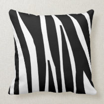Coussin de motif de zèbre oreillers american