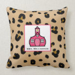 Coussin de professeur personnalisé par empreinte d