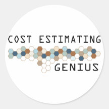 Coût estimation le génie adhésifs ronds