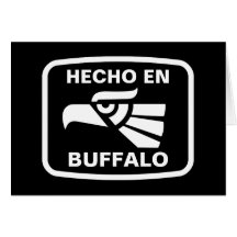 Coutume de personalizado de Buffalo d'en de Hecho  Carte