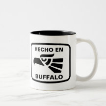 Coutume de personalizado de Buffalo d'en de Hecho  Tasses