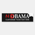 COUTUME NOBAMA BUMPERSTICKER AUTOCOLLANT POUR VOITURE