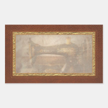 Couture - chantez une chanson sticker rectangulaire