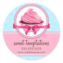 Couture Cupcake Bakery Box Seals