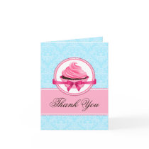 Couture Cupcake Thank You Cards