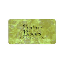 Couture Florist Product Labels
