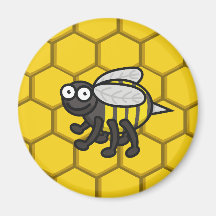 Couvert dans l'aimant d'abeilles