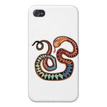Couverture amicale d'IPhone de serpent iPhone 4 Case