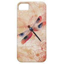 Couverture de l'iPhone 5 de Flourish de libellule Coque iPhone 5