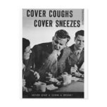 Cover coughs cover sneezes post card