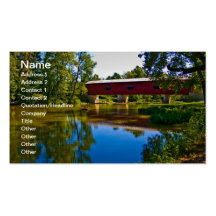 Covered Bridge Business Card Templates
