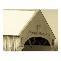 Covered Bridge Postcard
