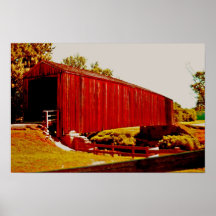 Covered Bridge Poster