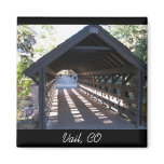 Covered Bridge Vail, CO Fridge Magnets