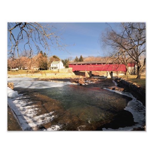 Covered Bridge Valley Prints Photo Print