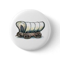 Covered Wagon Pinback Buttons