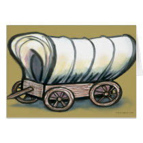 Covered Wagon Greeting Cards