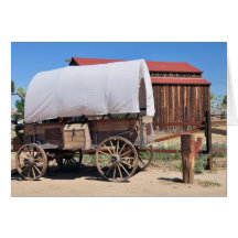 Covered Wagon Card