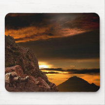 COVERED WAGON MOUSE PAD