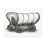 Covered Wagon postcards
