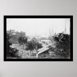 Covered Wagon Train in City Point, VA 1864 posters