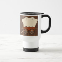 Covered Wagon Travel cartoon mug