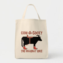 Cow A Socky Tote Bags