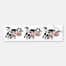 cow and calf scrapbook sticker bumper stickers