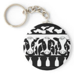 Cow at Work Keychain