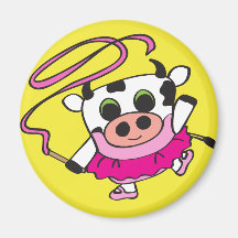 Cow - Ballerina - Magnet