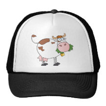 Cow Cartoon Character Hat