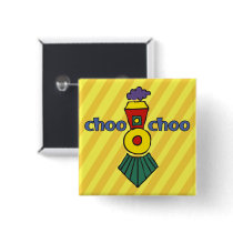 Cow Catcher Engine Square Button