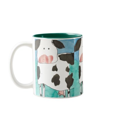 Cow Coffee Mug by sarahwolf2