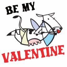 Cow Cupid Valentine Photo Cutouts