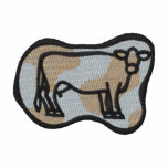 Cow Embroidered Polo Shirt