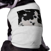 Cow fur Dog T-Shirt pet clothing