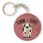 Cow-Girl Key Chains