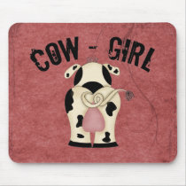 Cow-Girl Mousepads