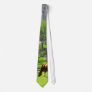 Cow Grazing in Pasture in Spring Neck Tie