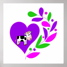Cow Heart Poster
