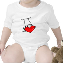Cow Heart Valentine I Love Cows Baby Bodysuit
