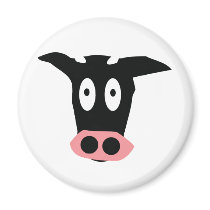 cow icon magnets