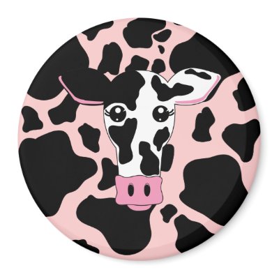 Cow Refrigerator Magnets by totallypainted