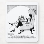 Cow, Moon & Growth Hormones mousepads
