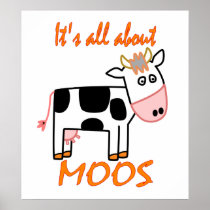Cow Moos Posters