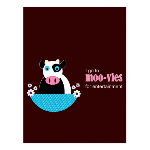 Cow Movies Postcards