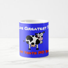 Cow-Mug World Greatest Dad and that NO BULL